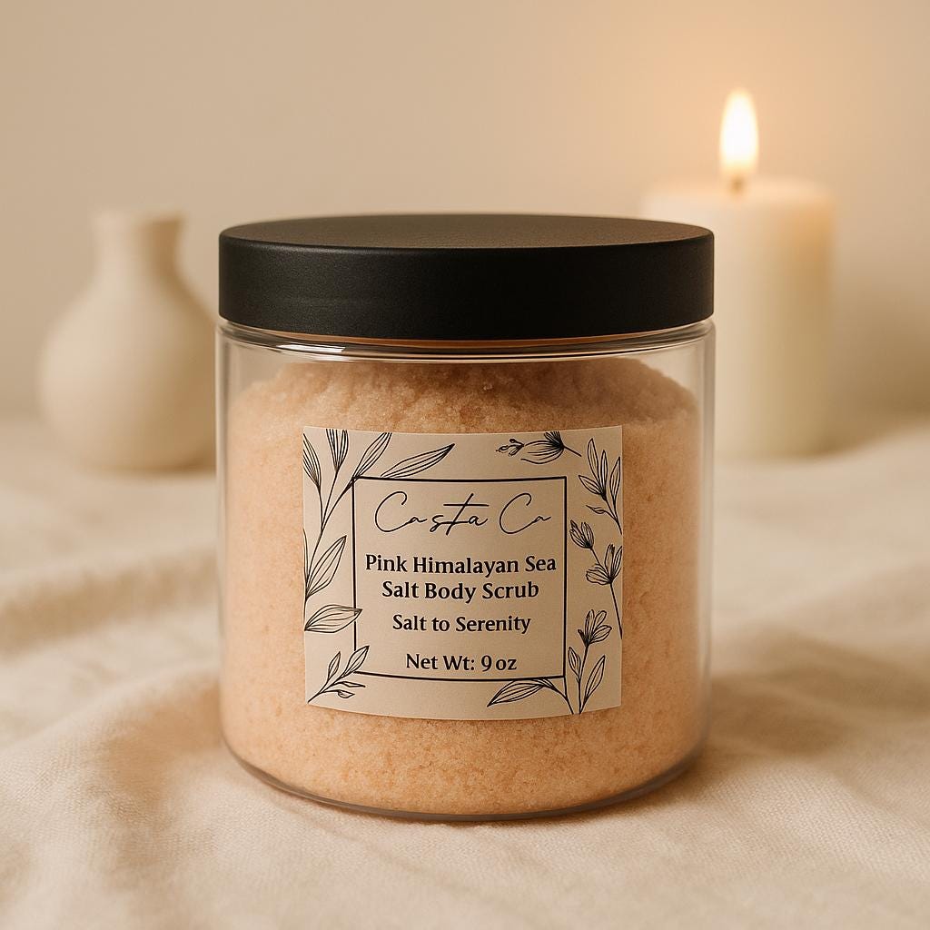Pink Himalayan Sea Salt Scrub