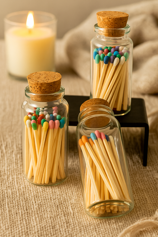 Cute Colored Matches for Candles