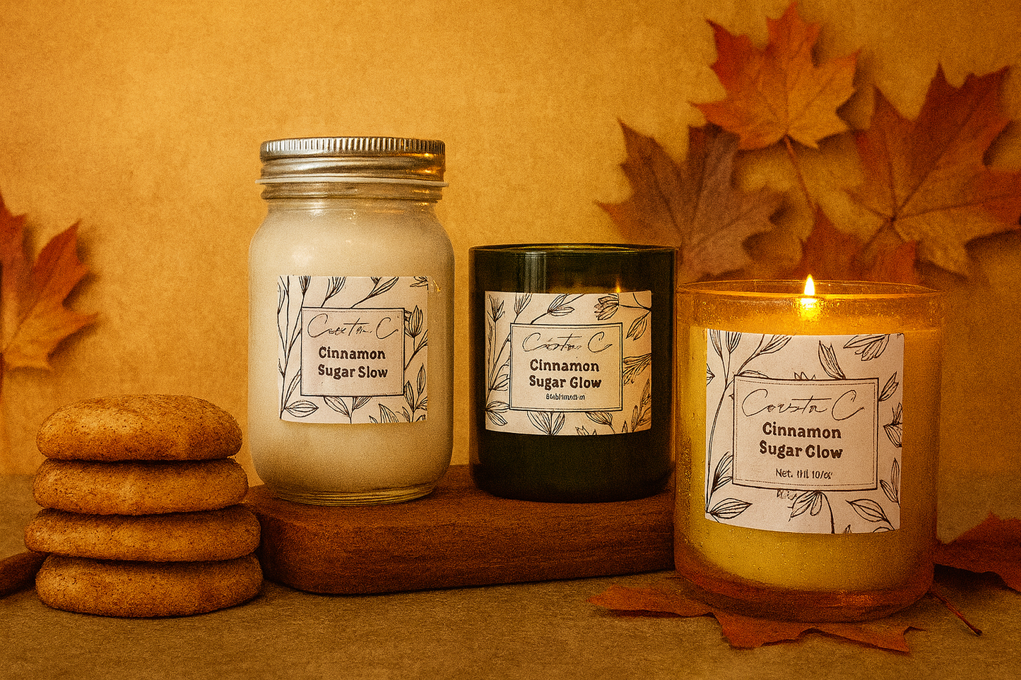 Cinnamon Sugar Glow Soy Candle