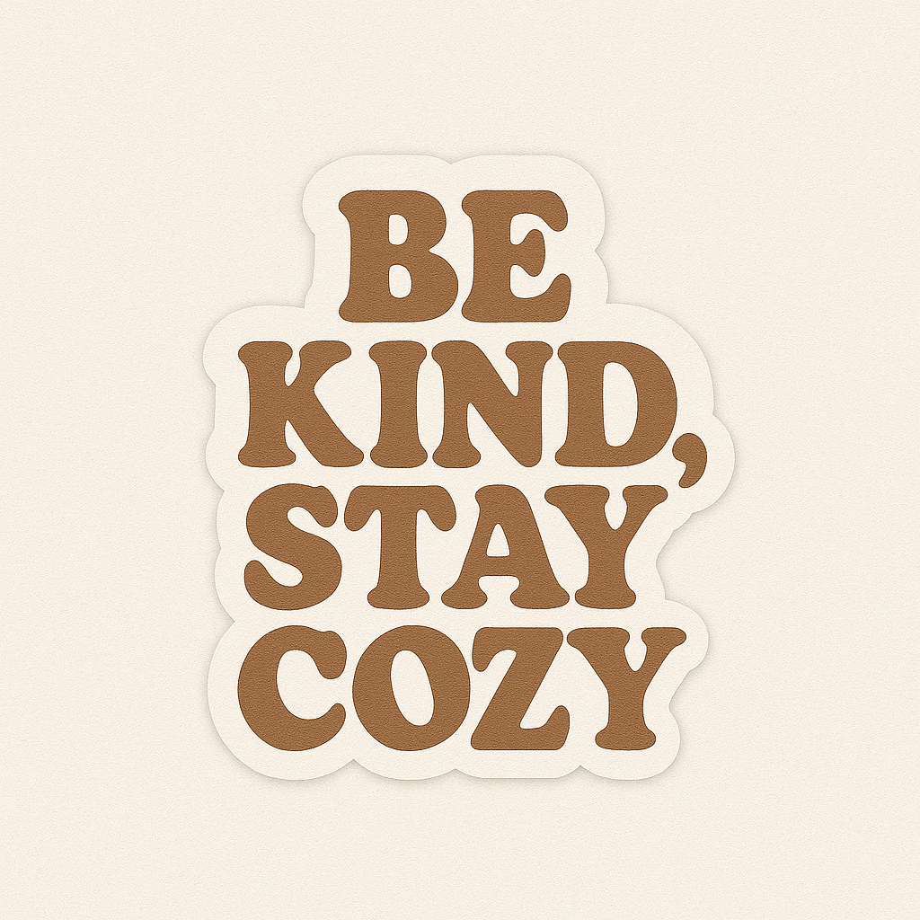 Assorted Die-Cut Stickers — Cozy, Minimal, and Full of Personality