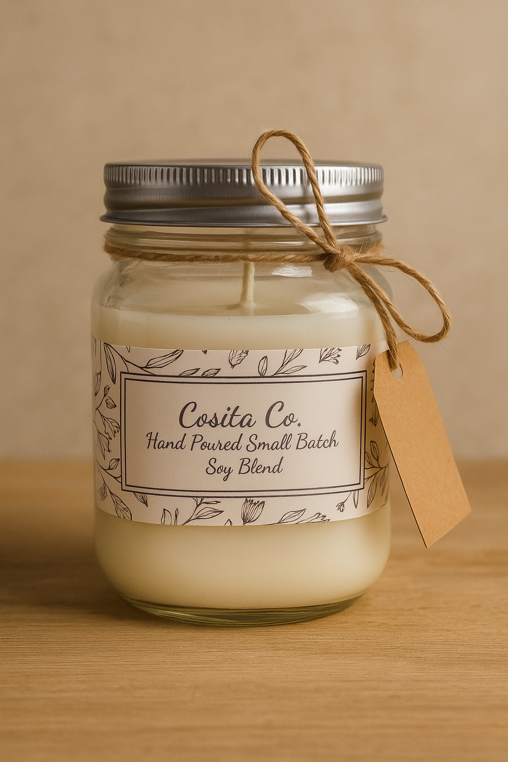 Fog & Fern | Cosita Co. | Handmade Small Batch Soy Blend Candle | Earthy, Fresh, Masculine Scent | Gift for Him