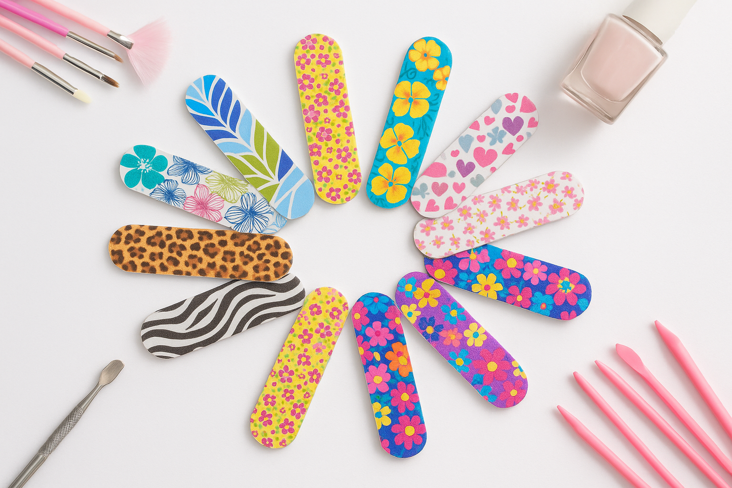 Small Nail File Bundle – Perfect for On-the-Go Touch-Ups & Gifts